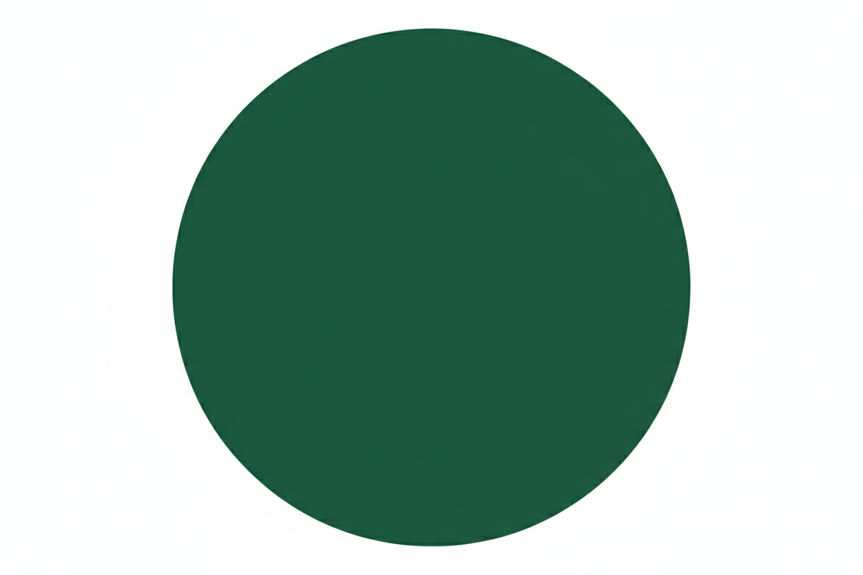 Smooth icon, circular green colour 